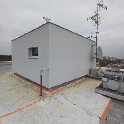 Zateplení výtahové šachty Botič