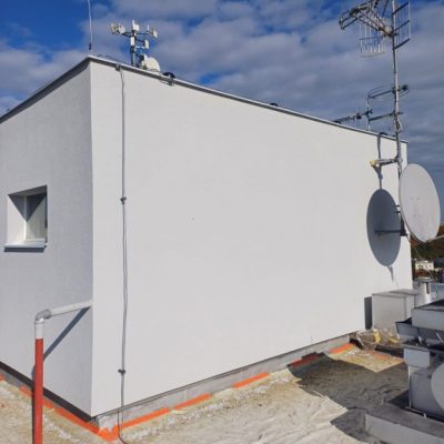 Zateplení výtahové šachty Botič