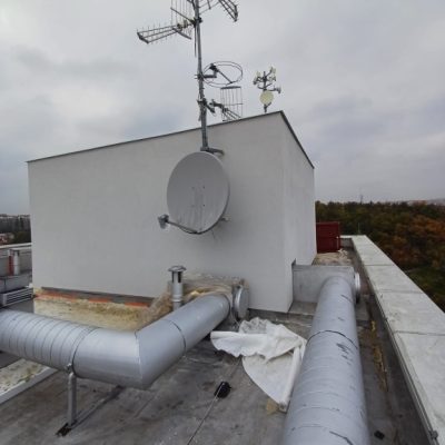 Zateplení výtahové šachty Botič