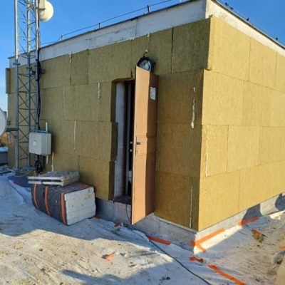 Zateplení výtahové šachty Botič