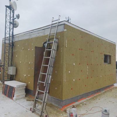 Zateplení výtahové šachty Botič