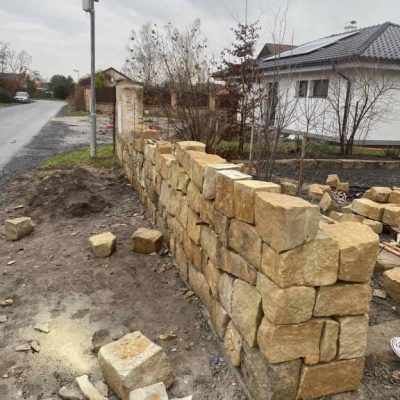 Kamenný plot Vrbová Lhota