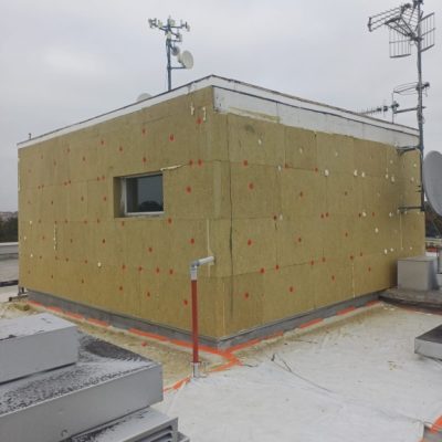 Zateplení výtahové šachty Botič