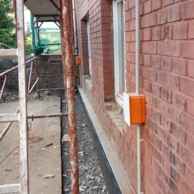 Fasáda družstevní ochoz